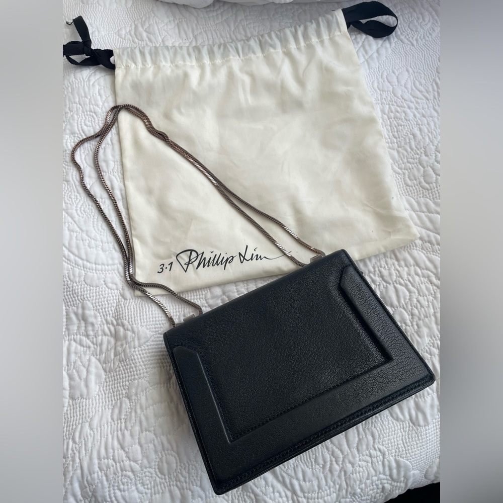 3.1 Philip Lim black leather bag- in beautiful condition. Vintage